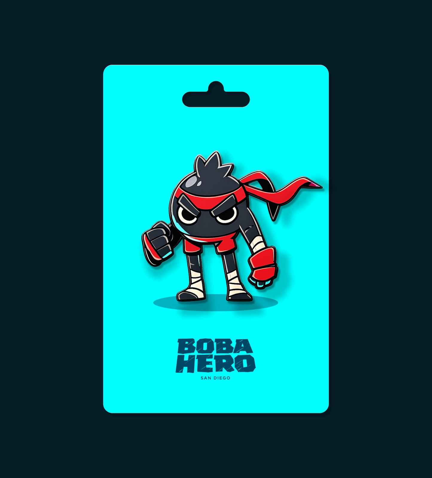 BOBA HERO ENAMEL PIN